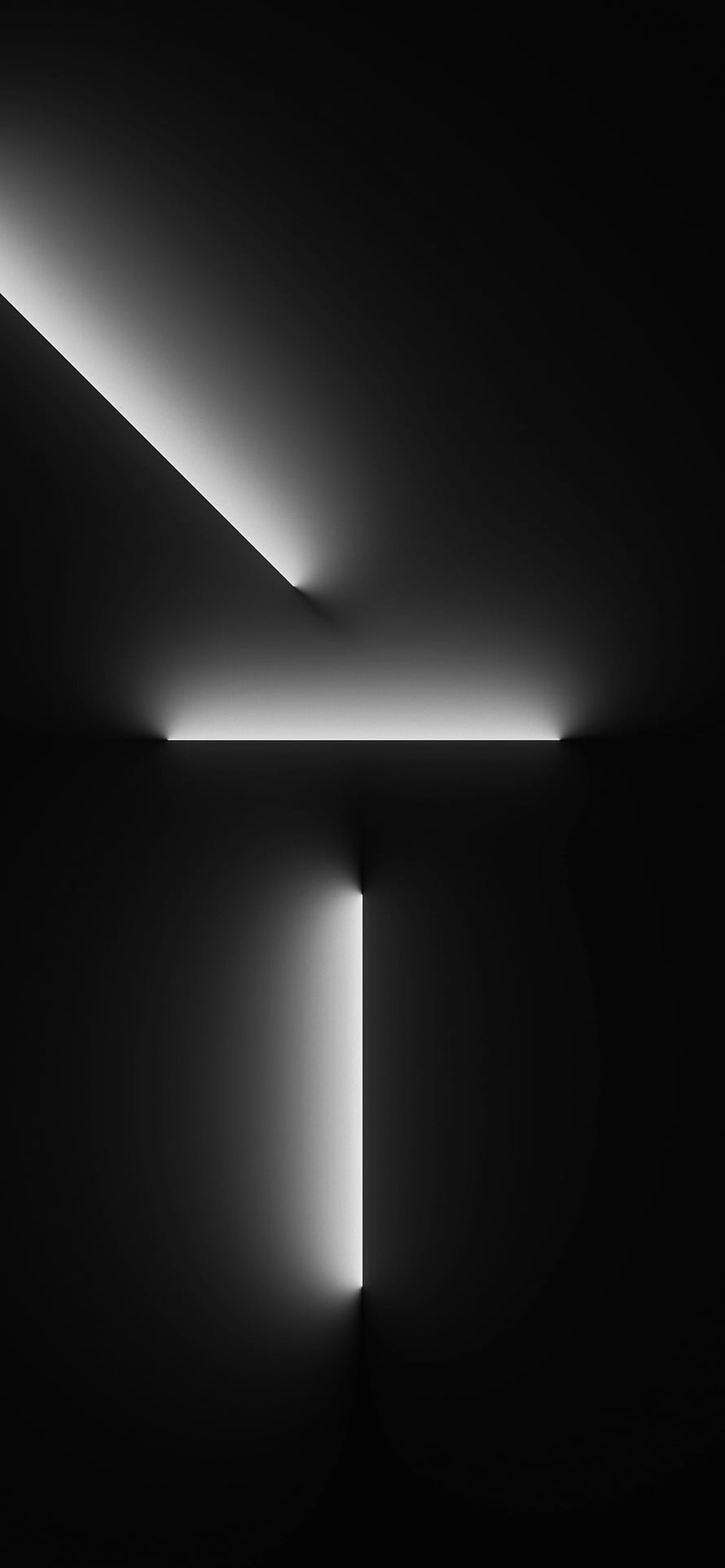 Minimalist Black Geometric Light Lines Abstract Architecture Wallpaper HD phone wallpaper