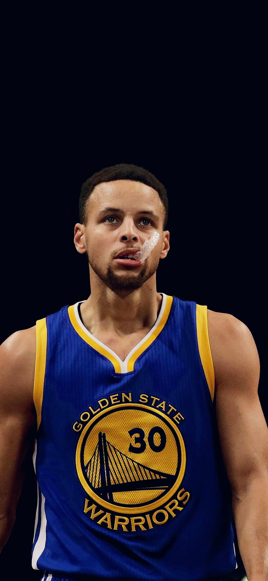 Stephen Curry in Golden State Warriors Jersey 30 Portrait HD phone wallpaper