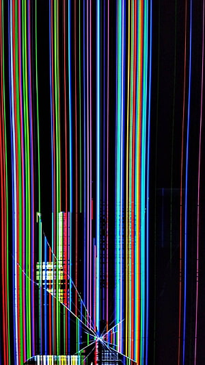 Vibrant Vertical RGB Light Streaks on a Dark Background HD phone wallpaper