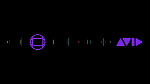 Avid Media Composer Logo with Minimalist Geometric Shapes on Black Background HD wallpaper