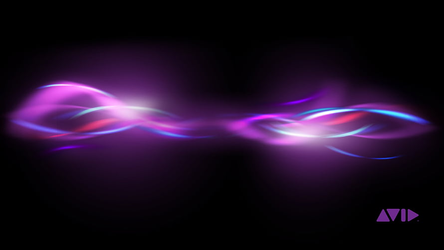 Avid Sibelius Abstract Neon Light Trails on Dark Background HD wallpaper