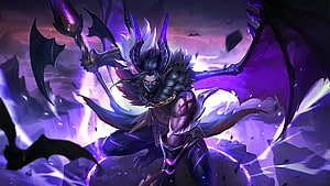 Moskov Twilight Dragon Skin Artwork from Mobile Legends HD wallpaper