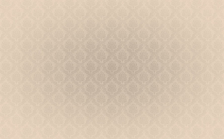 Elegant Beige Damask Pattern with Subtle Floral Motifs and Symmetrical Texture HD wallpaper