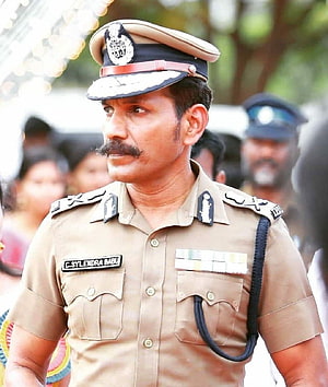 Indian Police Service Officer in Formal Khaki Uniform with Rank Insignia HD phone wallpaper