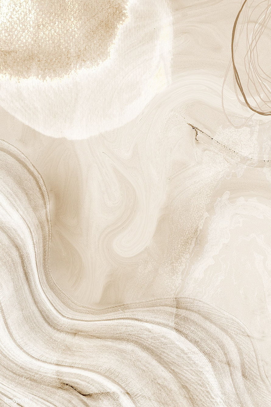 Elegant Beige and Cream Abstract Flowing Texture with Soft Marble Swirls and Minimalist Aesthetic HD phone wallpaper