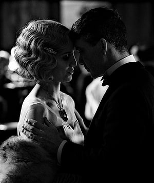 Peaky Blinders Tommy Shelby and Grace in an intimate black and white embrace HD phone wallpaper