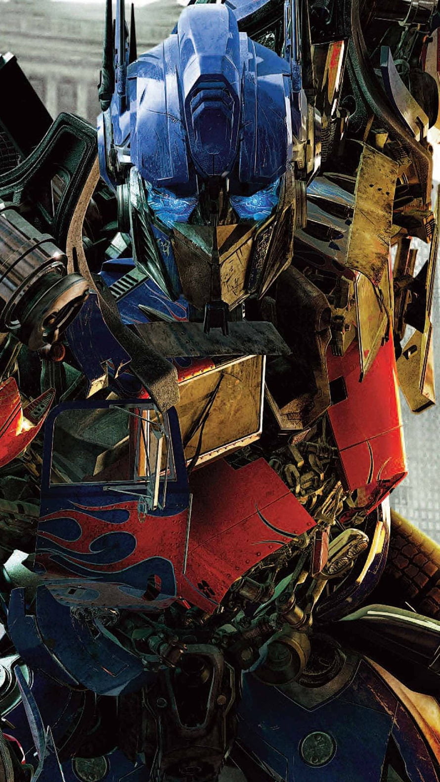 Optimus Prime Close-Up From Transformers Dark of the Moon Movie Poster HD phone wallpaper