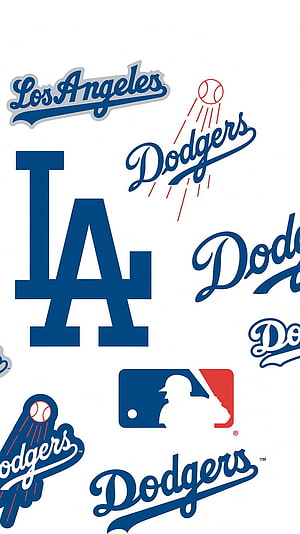 Los Angeles Dodgers MLB Logo Collection Wallpaper HD phone wallpaper