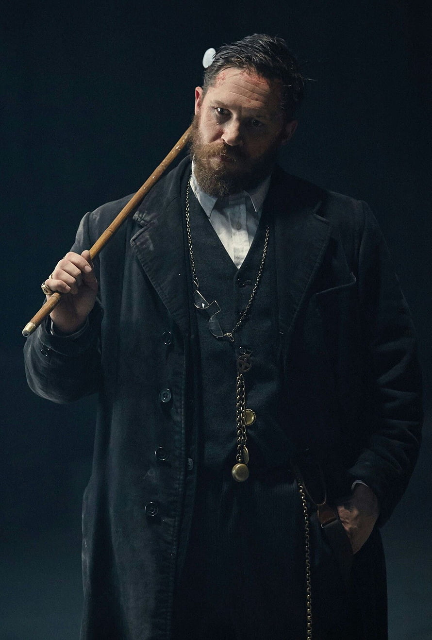 Tom Hardy as Alfie Solomons in Peaky Blinders promotional portrait HD phone wallpaper