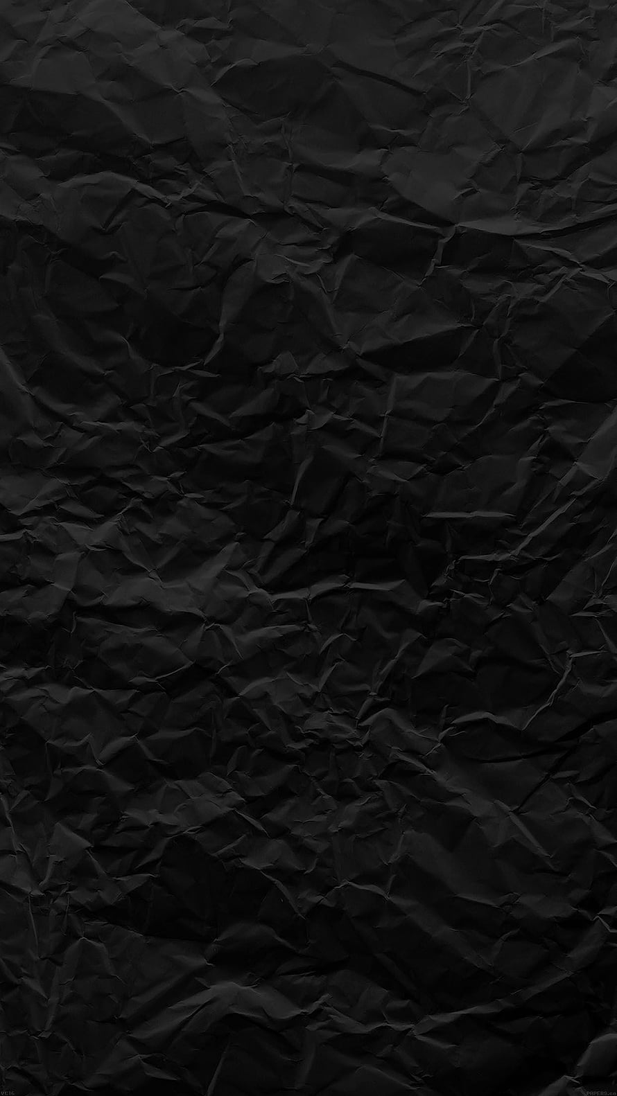 Dark Crumpled Paper Texture with Deep Creases and Folds HD phone wallpaper