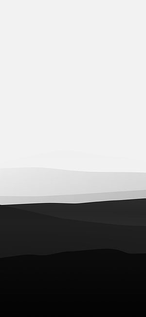 Minimalist Black and White Mountain Landscape Abstract Wallpaper HD phone wallpaper