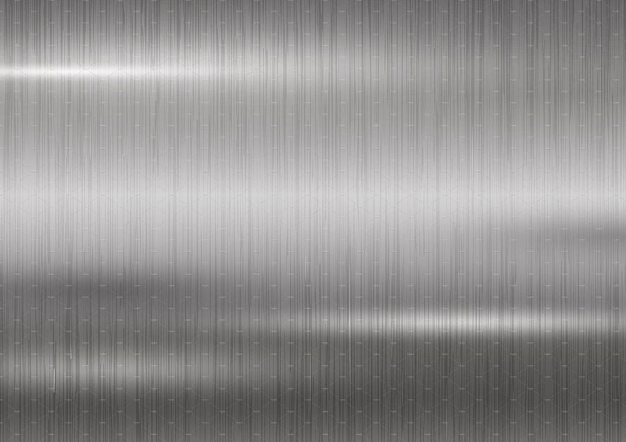 Brushed Silver Metal Texture with Vertical Grain and Soft Light Reflections HD wallpaper