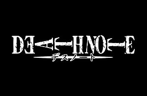 Death Note Franchise Logo With Distressed White Typography On Black Background HD wallpaper