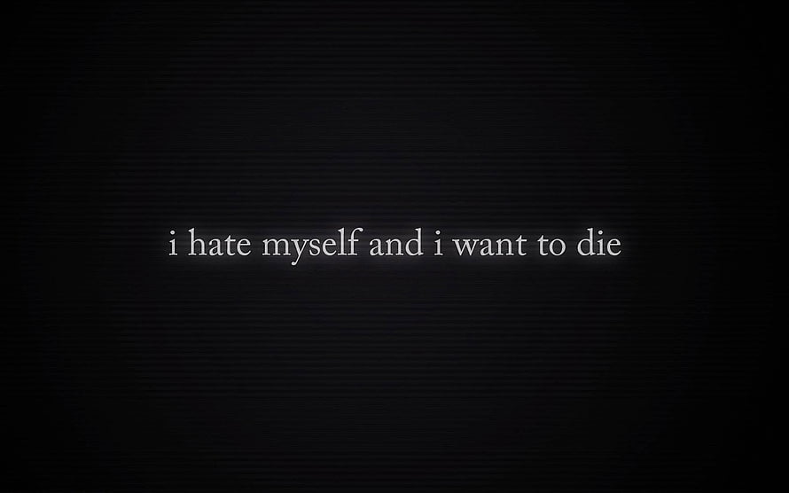 Dark Minimalist Quote Wallpaper with White Text on Black Background HD wallpaper