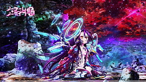No Game No Life Zero Shuvi Dola Anime Character Artwork HD wallpaper