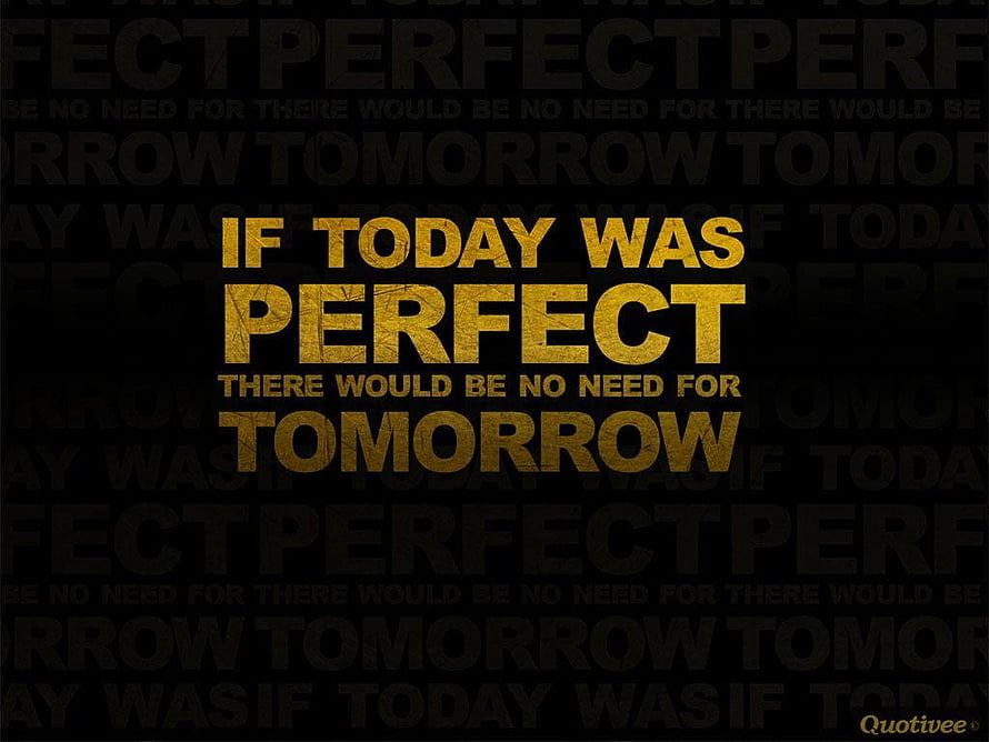 Gold Text Motivational Quote on Black Background HD wallpaper