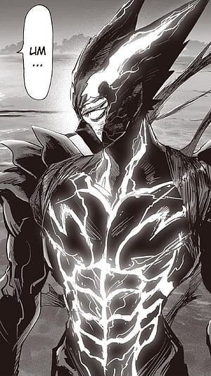 Garou in Monster Form from One Punch Man Manga Panel HD phone wallpaper