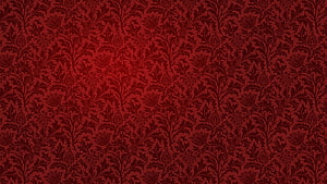 Dark Red Damask Floral Pattern with Intricate Vintage Ornamental Motifs HD wallpaper