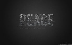 Minimalist Word Cloud Quote on Dark Background HD wallpaper