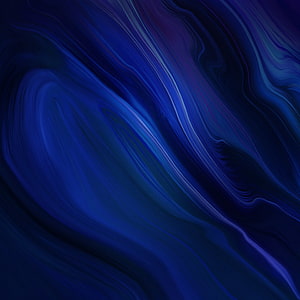 Abstract Dark Blue Fluid Waves with Swirling Gradient Patterns HD phone wallpaper