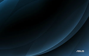 ASUS Zenbook 14 Dark Blue Abstract Curved Surface Wallpaper HD wallpaper