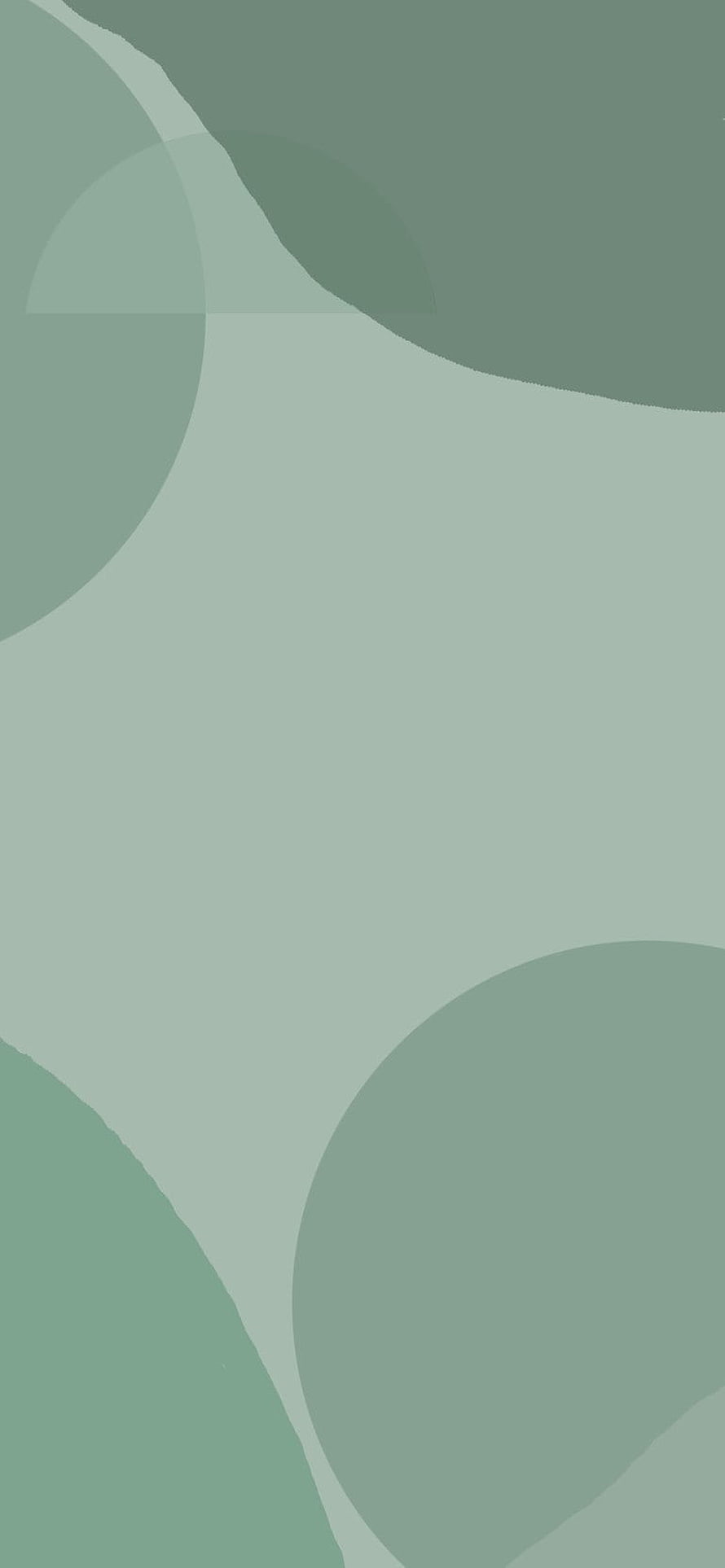 Sage Green Abstract Minimalist Background with Soft Organic Shapes and Boho Aesthetic HD phone wallpaper