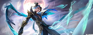 Serene Plume Ling from Mobile Legends in Ethereal Fantasy Artwork HD wallpaper