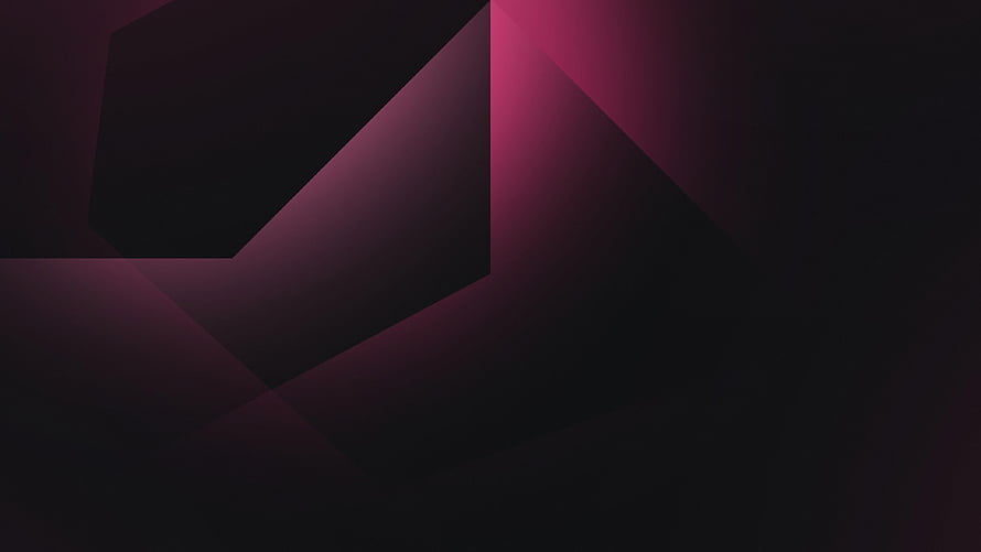 Dark Geometric Abstract Wallpaper with Deep Pink Gradient and Angular Shapes HD wallpaper
