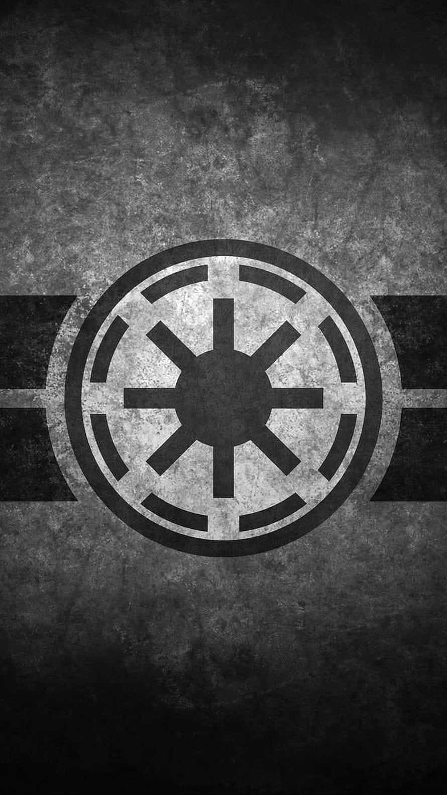 Star Wars Galactic Republic Emblem on Distressed Grunge Texture HD phone wallpaper