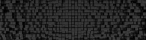Dark Geometric Cube Pattern for Dual Monitor Setup HD wallpaper