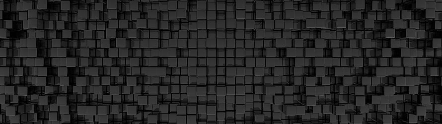 Dark Geometric Cube Pattern for Dual Monitor Setup HD wallpaper