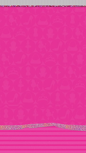 Barbie Pink Patterned Wallpaper with Glitter Accents and Striped Base HD phone wallpaper