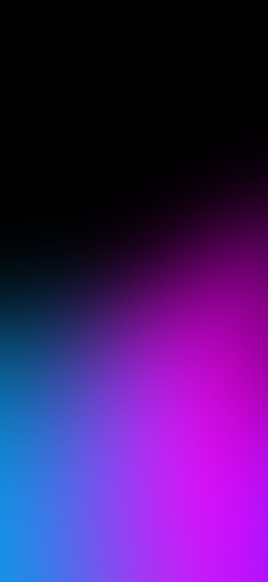 Vibrant Blue and Purple Gradient Blur Minimalist Dark Background HD phone wallpaper