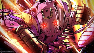 Tusk Act 4 Stand from JoJo's Bizarre Adventure in Dynamic Comic Art HD wallpaper