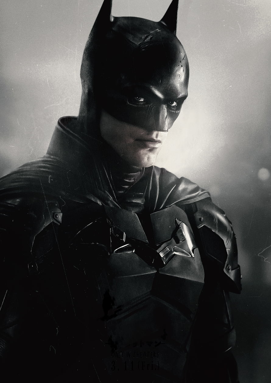 The Batman 2022 Movie Poster Featuring Robert Pattinson in Dark Armor HD phone wallpaper