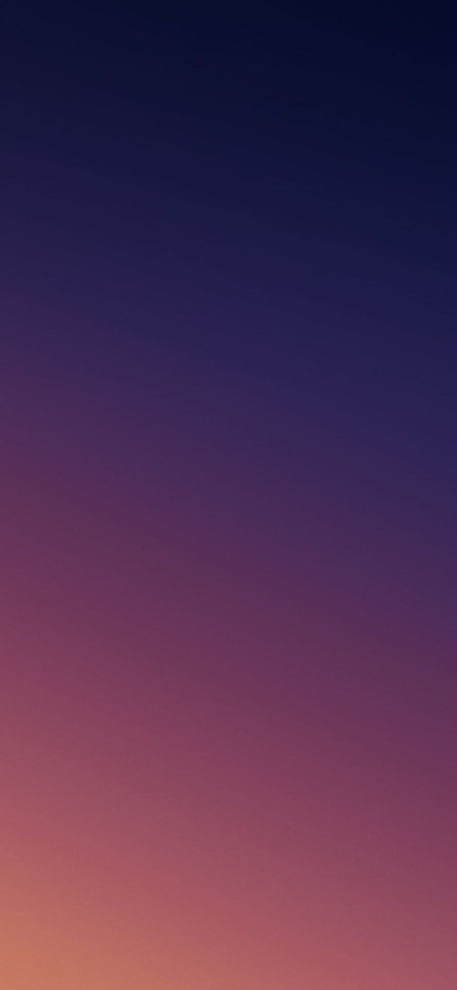 Minimalist Twilight Gradient Sky with Deep Purple and Warm Orange Hues HD phone wallpaper