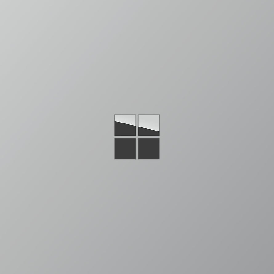Minimalist Microsoft Surface Logo on a Clean Light Gray Gradient Background HD phone wallpaper