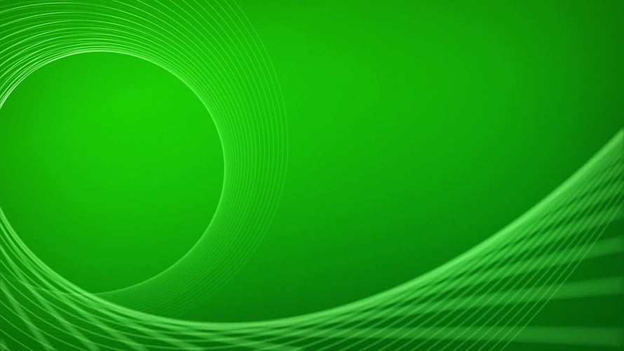 Abstract Green Background with Flowing Curved Lines and Circular Swirl Design HD wallpaper