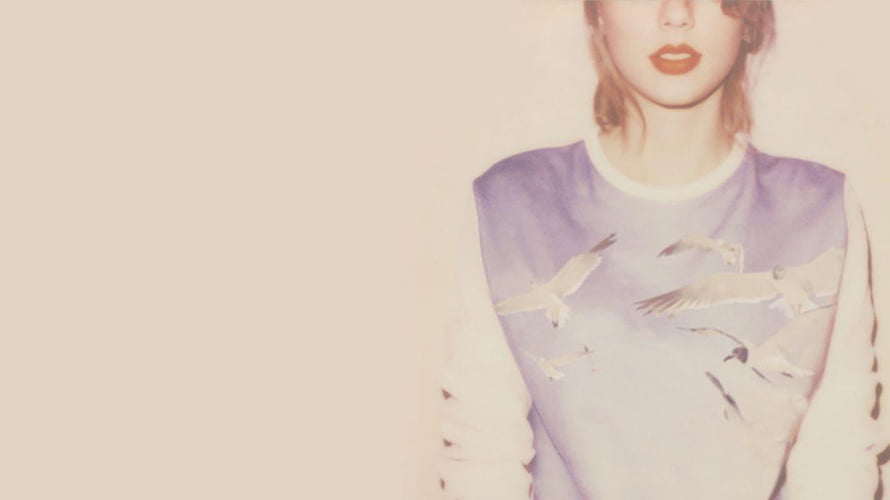 Taylor Swift 1989 Album Artwork with Birds and Soft Pastel Tones HD wallpaper
