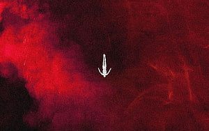 Afterlife Realm Of Consciousness Red Smoke And White Symbol HD wallpaper