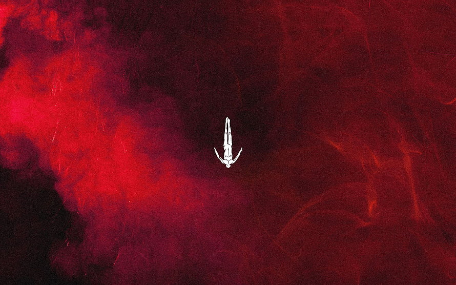 Afterlife Realm Of Consciousness Red Smoke And White Symbol HD wallpaper