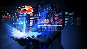 Businessman Holding Glowing Financial Data Charts and Analytics Dashboard, To Know More About Trading In General Or Forex Trading - Data HD wallpaper