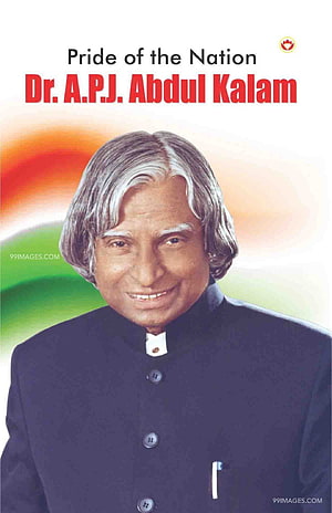 Dr. A.P.J. Abdul Kalam Portrait in Dark Bandhgala with Indian Flag Background HD phone wallpaper