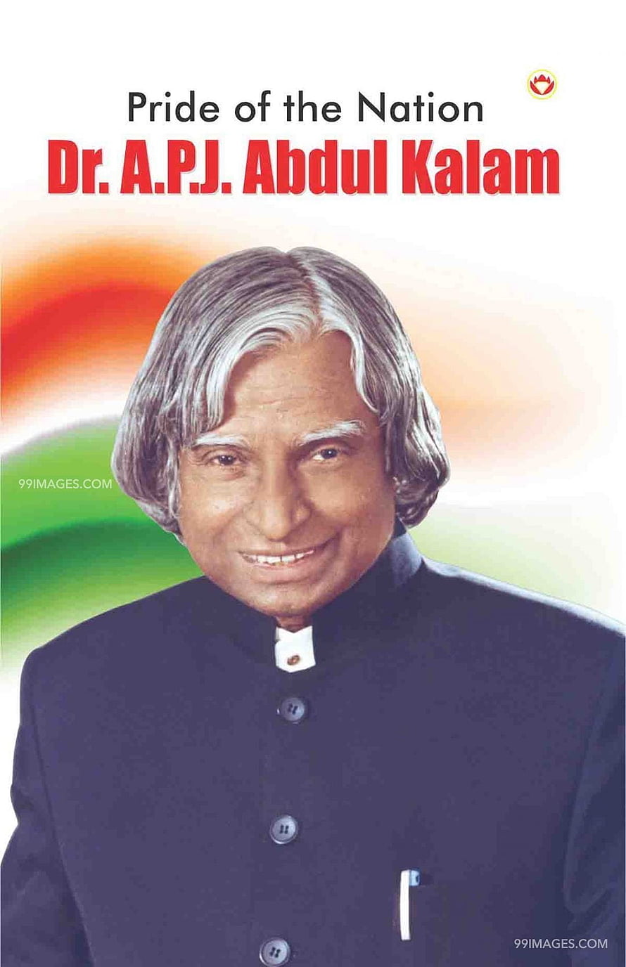 Dr. A.P.J. Abdul Kalam Portrait in Dark Bandhgala with Indian Flag Background HD phone wallpaper