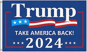 Trump 2024 Take America Back Patriotic Campaign Flag Design HD wallpaper