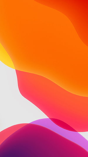 Vibrant Abstract Gradient Waves in Orange, Pink, and Purple for iPhone 11 HD phone wallpaper