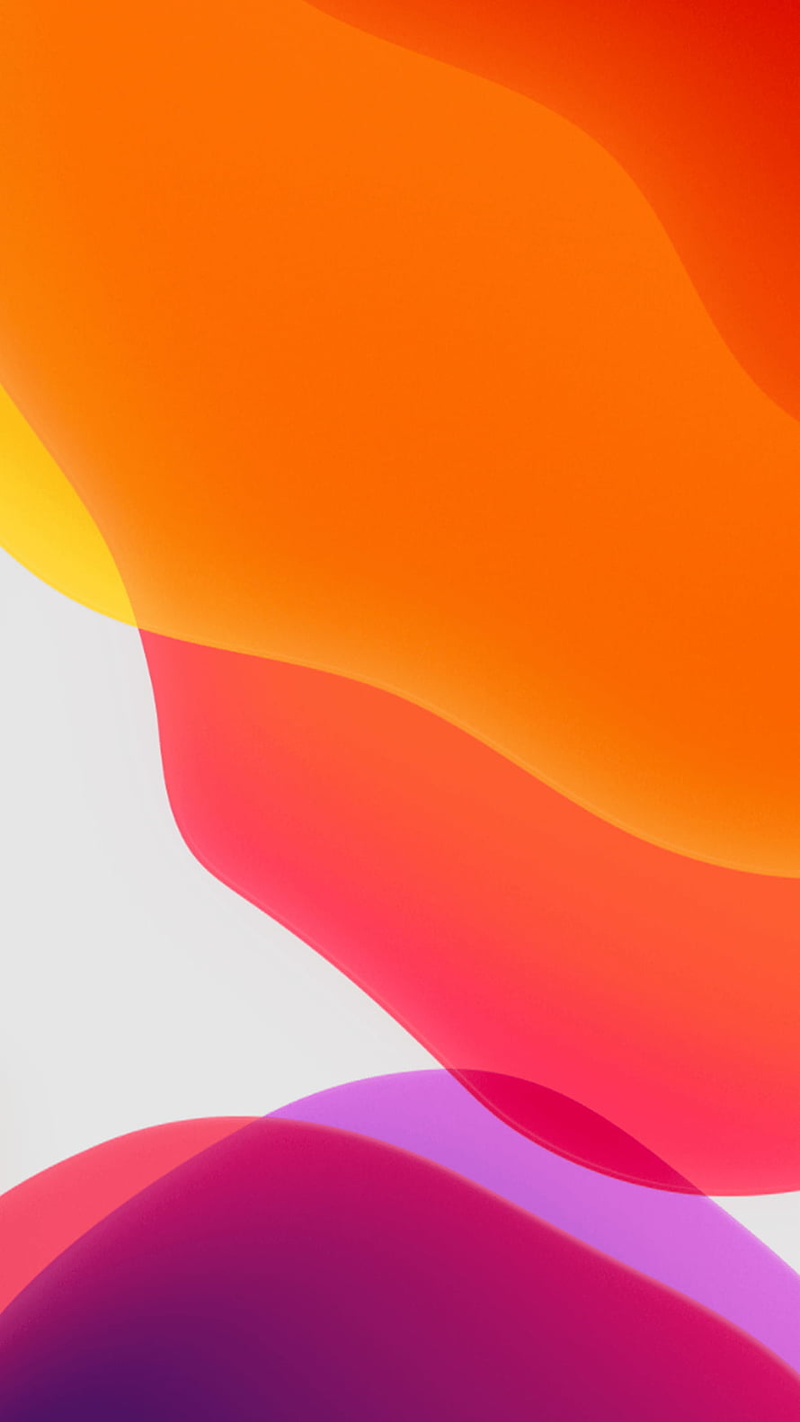 Vibrant Abstract Gradient Waves in Orange, Pink, and Purple for iPhone 11 HD phone wallpaper