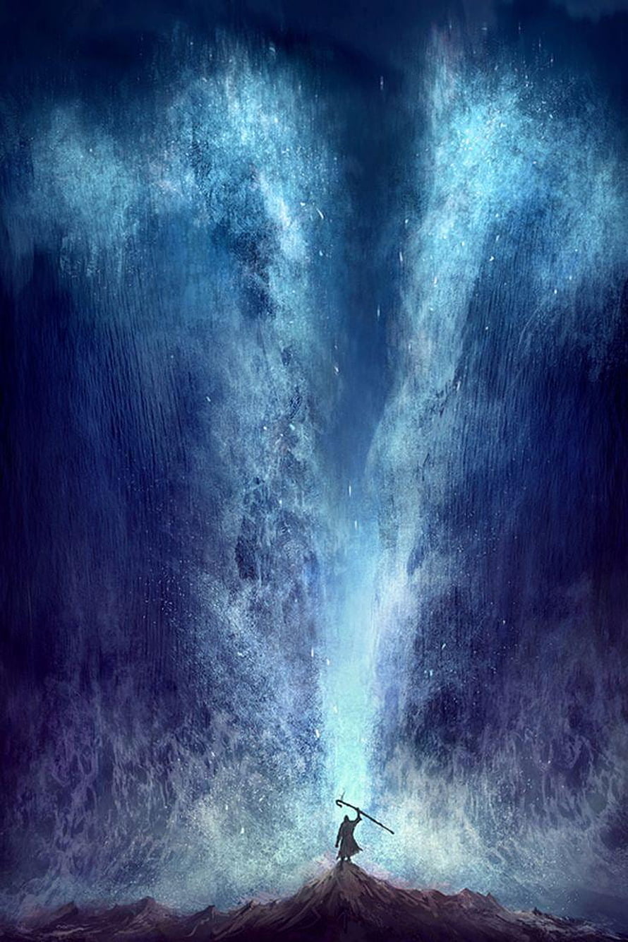 Moses Standing on Mount Sinai Before the Parting of the Red Sea HD phone wallpaper