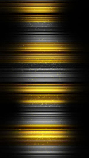 Golden horizontal light streaks on dark background with glowing particles HD phone wallpaper