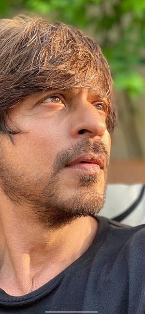 Shah Rukh Khan Close-Up Portrait With Sunlit Hair And Stubble HD phone wallpaper